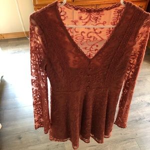 Fall Lace Dress